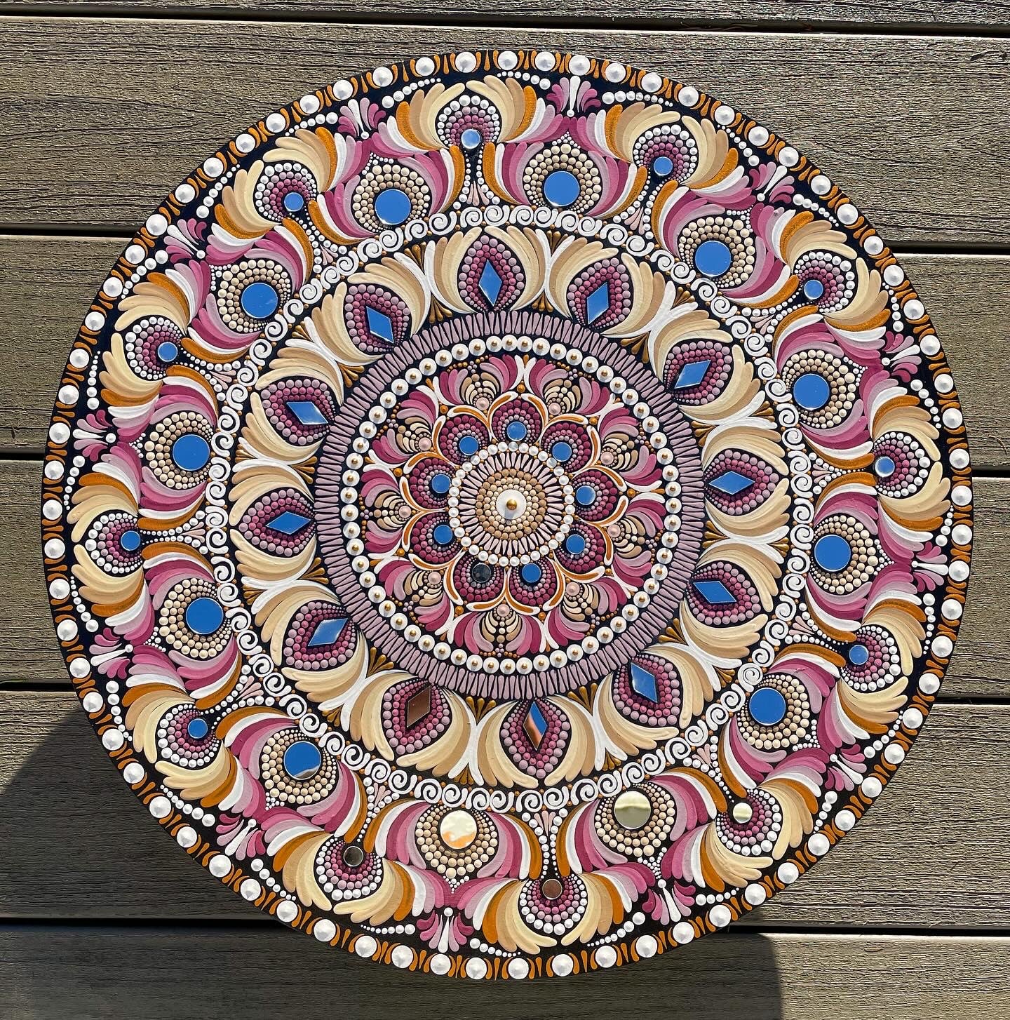 20" Bohemian Dot Mandala