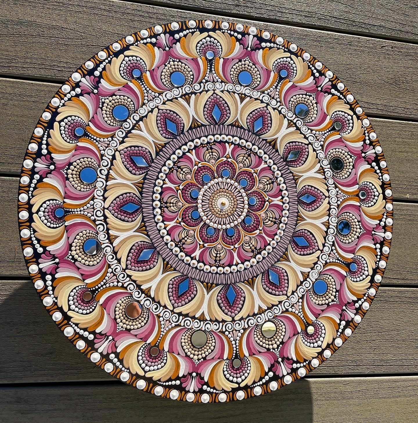 20" Bohemian Dot Mandala