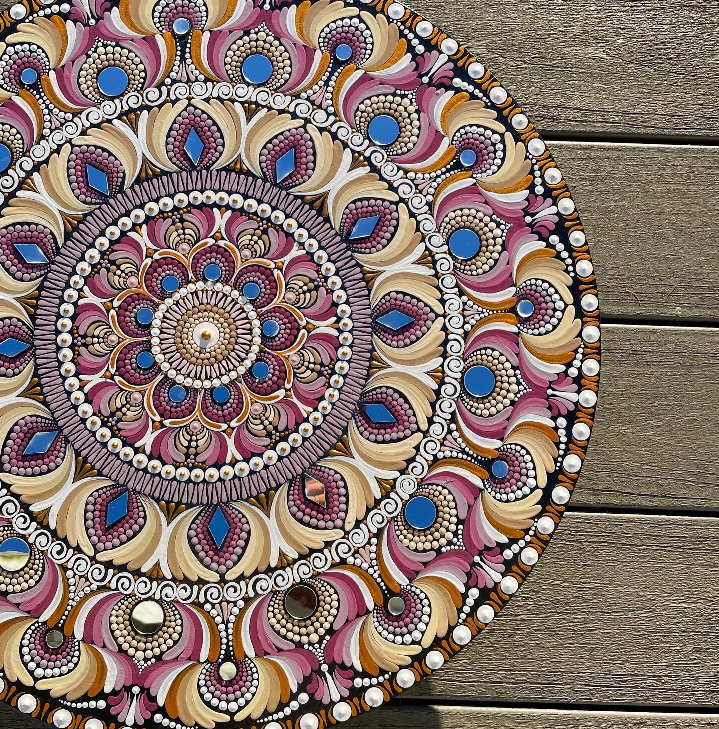 20" Bohemian Dot Mandala