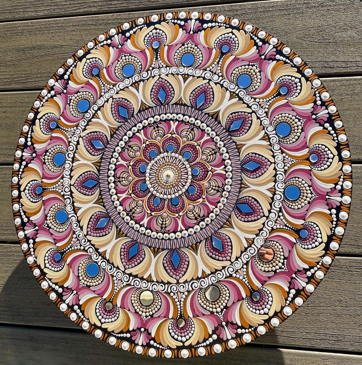 20" Bohemian Dot Mandala