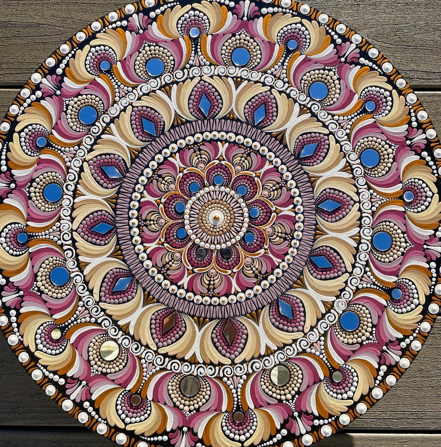 20" Bohemian Dot Mandala