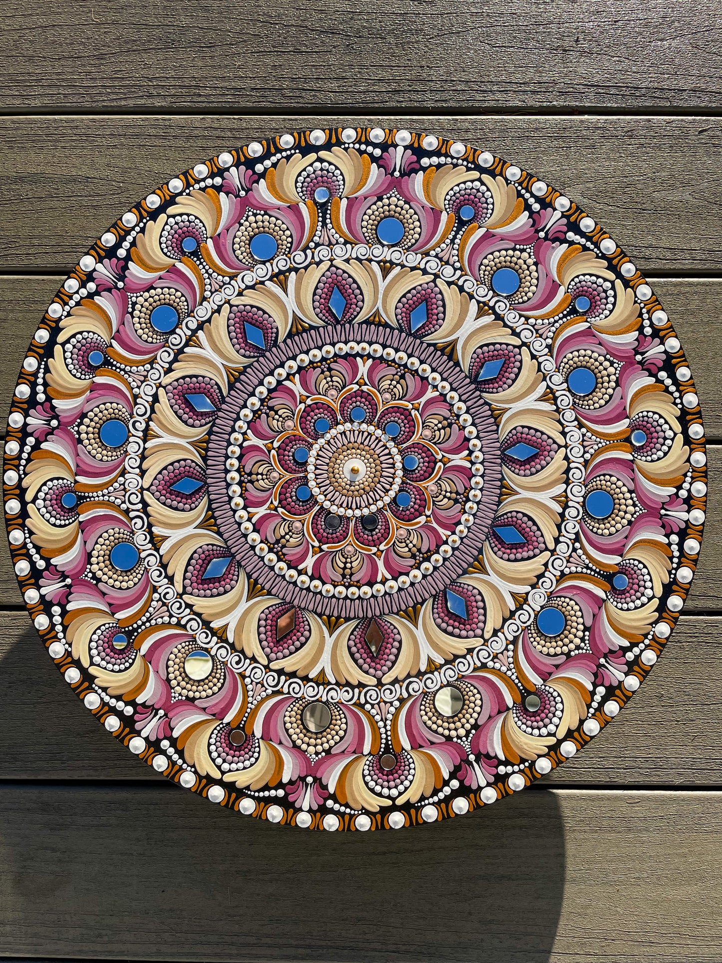 20" Bohemian Dot Mandala