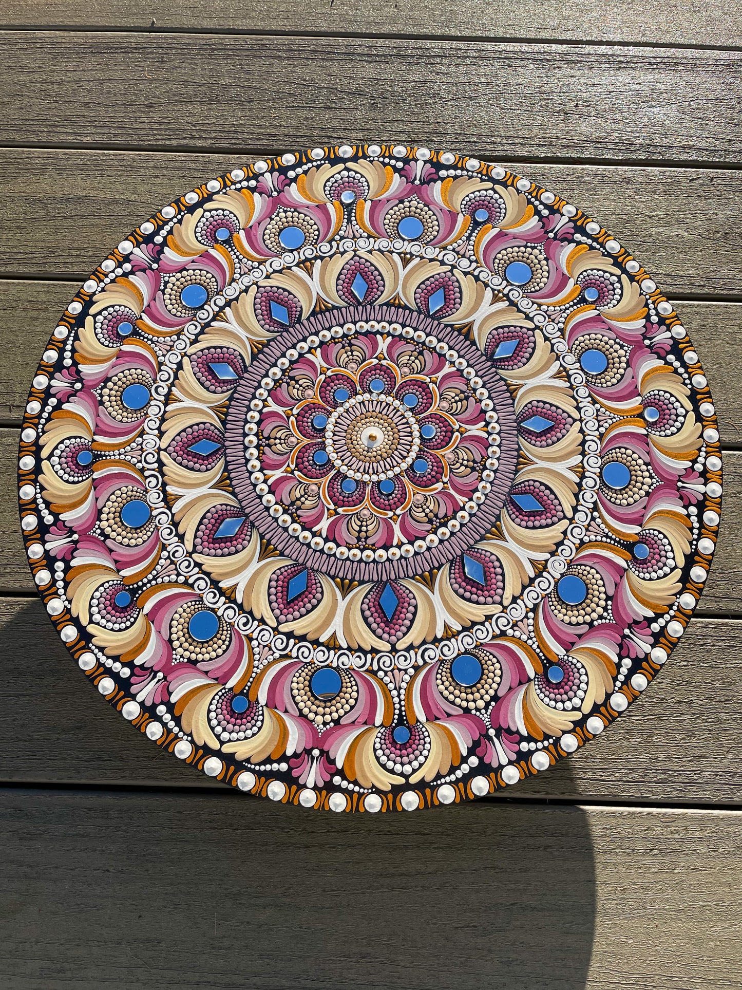 20" Bohemian Dot Mandala